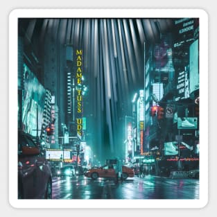 Falling Tokyo Lights Magnet